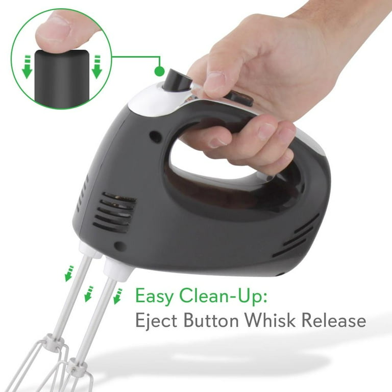 NutriChef Cordless Portable Rechargeable Electric Kitchen Hand Mixer