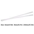 thumbnail image 1 of Viga de soporte plana ANGGREK 2 uds aluminio 29 orificios 4mm x 8mm x 232mm, 1 of 8