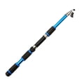 thumbnail image 1 of Telescopic Spinning Fishing Rod Ultra Hard 1.8mm Short Sections Sea Pole (Blue), 1 of 9