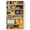 24 Compartments, variant on Bamboo Drawer Organizer Set, 6 PCS Desk Drawer Organizer Trays with 12 Compartments, Wood Storage Boxes for Junk Drawer, Kitchen Utensils, Office Supplies, Makeup, Jewelry, Bathroom