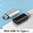 thumbnail image 3 of Adaptateur Mini USB vers Type C, 5 broches mâle, Mini USB vers femelle, connecteur de transfert de données pour GoPro MP3, appareil photo, connecteur PC, 3 of 4