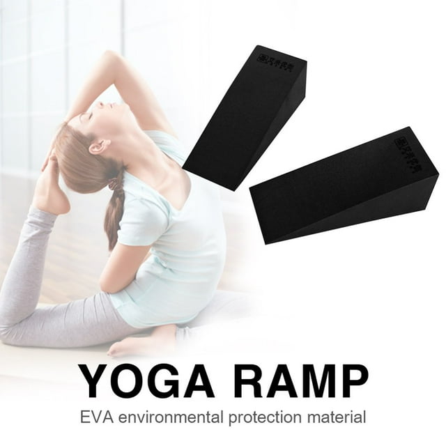 2x Yoga Foam Wedge Tile Slanting Board EVA Foam Slant Yoga Block (15x6x5cm)