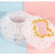 thumbnail image 5 of 1 paquete Bonnet De Douche Bord Bleu Toile, Aux Moisissures Lavable Cheveux Casquette Pour Femme, 5 of 5