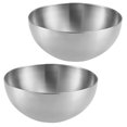 thumbnail image 3 of 2pcs Stainless Steel Rice Storage Bowl Eating Bowl Salad Bowl Noodle Bowl Vegetable Bowl, 3 of 3