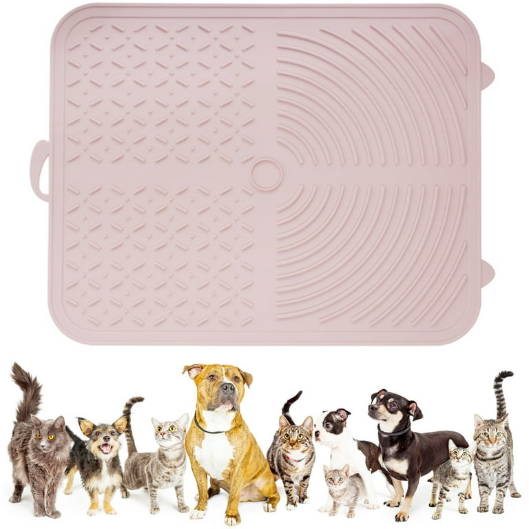Silicone Pet Licking Pad Dog Slow Feeder Pad Dog Licking Mat With