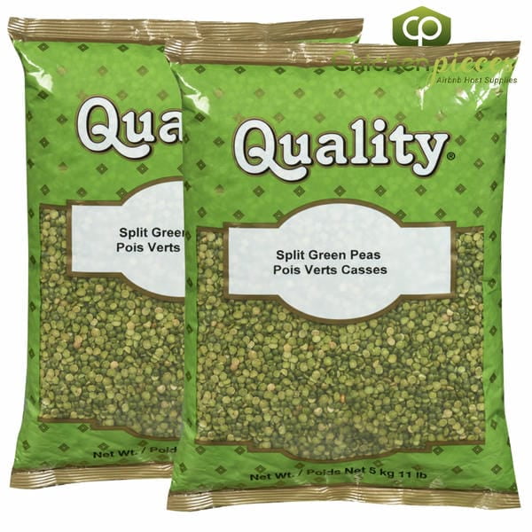 Quality Green Spilt Peas Quality Bulk Large 5kg/11lbs