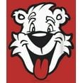 thumbnail image 2 of Women's ICEE Bear Big Smile Racerback Tank Top Red Heather X Small, 2 of 4