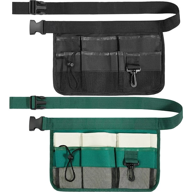 2 Pieces Garden Waist Bag Gardening Tool Belt Bag Garden Holder Waist ...