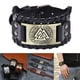 thumbnail image 3 of Pulsera de tótem vikingo Sunnimix de cuero PU Vintage, 3 of 8