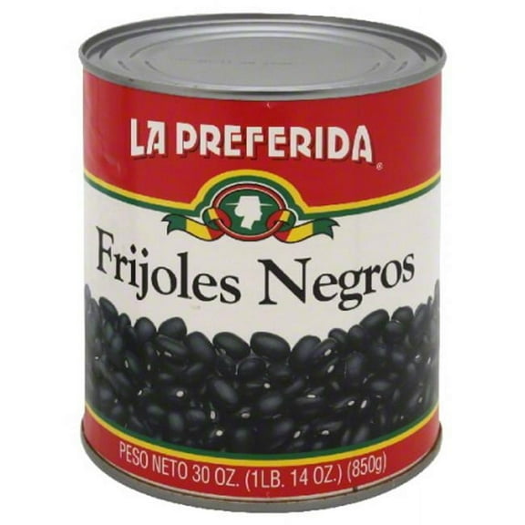 LA PREFERIDA BEAN BLACK-30 OZ -Pack of 12