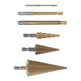 thumbnail image 4 of HSS Drill Bit Set, Step Drilling Bits Quick Drilling 6Pcs  For Wood For Punching For Carpenter, 4 of 8
