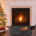 thumbnail image 2 of simhoa Tapis de Cheminée Résistant au Feu Couverture de Barbecue Imperméable Double Couche 50X50cm, 2 of 8