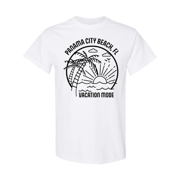 Inktastic Summer Vacation Mode Panama City Beach Florida T-Shirt