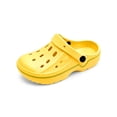 thumbnail image 7 of GPOECD Boys Clogs Kids Sandal Style Summer Garden Indoor Outdoor for Boys with Breathable Holes and Comfort Kids Slippers 6-10Y Yellow,8-9 Years, 7 of 7