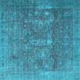 thumbnail image 1 of Ahgly Company Indoor Square Persian Light Blue Traditional Area Rugs, 7' Square, 1 of 4