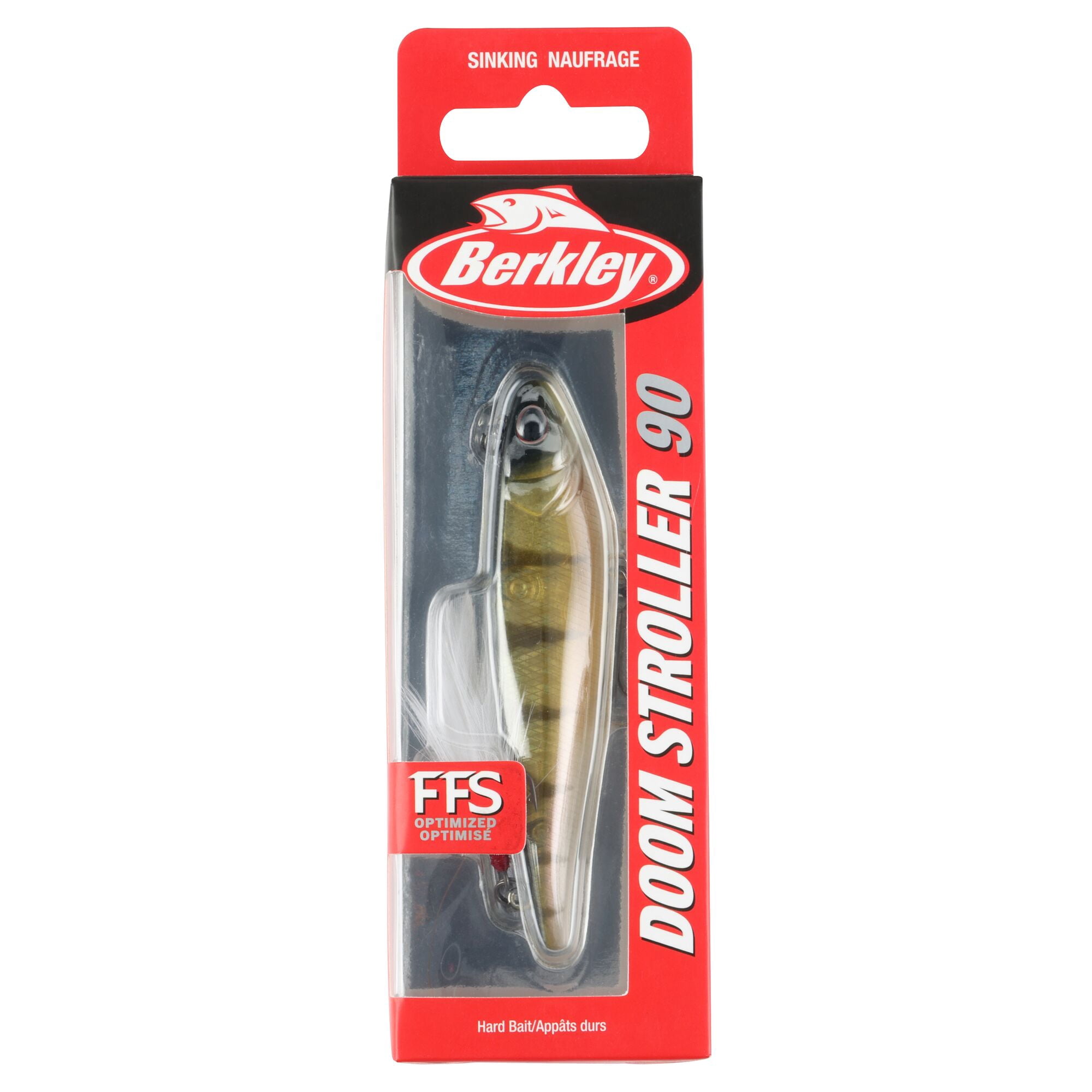 Berkley Doom Stroller Fishing Lure, 3.5 in, Perch (1-count)