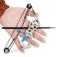 thumbnail image 4 of Mini Compound Bow Arrow Set Gift Target Toy Archery Practice Outdoor Recreational Activities, 4 of 9