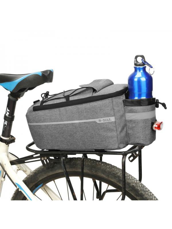Bicycle Handlebar Basket Bag Bike Reflective Strip Front Pannier Bag Waterproof 