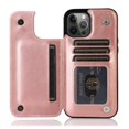 thumbnail image 1 of Funda Retro de cuero PU con tapa para iPhone 14 13 12 11 Pro Max Mini SE X XR XS Max 8 7 6 6S Plus, billetera con ranuras para tarjetas, 1 of 4