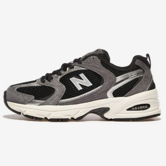 New Balance 530 Series Shoes 'Black/Grey' - MR530BG Expeditedship