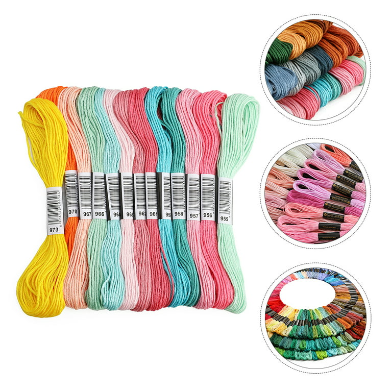 Embroidery Floss Threads Cross Stitch Supplies String Rainbow Color  Friendship Bracelets Colors
