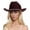 Coffee - One Size, variant on Glitter Silver Black Cowboy Hats For Women Western Sparkly Rhinestone Hat For Ladies Leisure Navy - One Size
