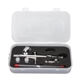 thumbnail image 2 of Dual Action Gravity Feed Airbrush, Gravity Feed Airbrush  With 3 Nozzle Sets For Craft, 2 of 8