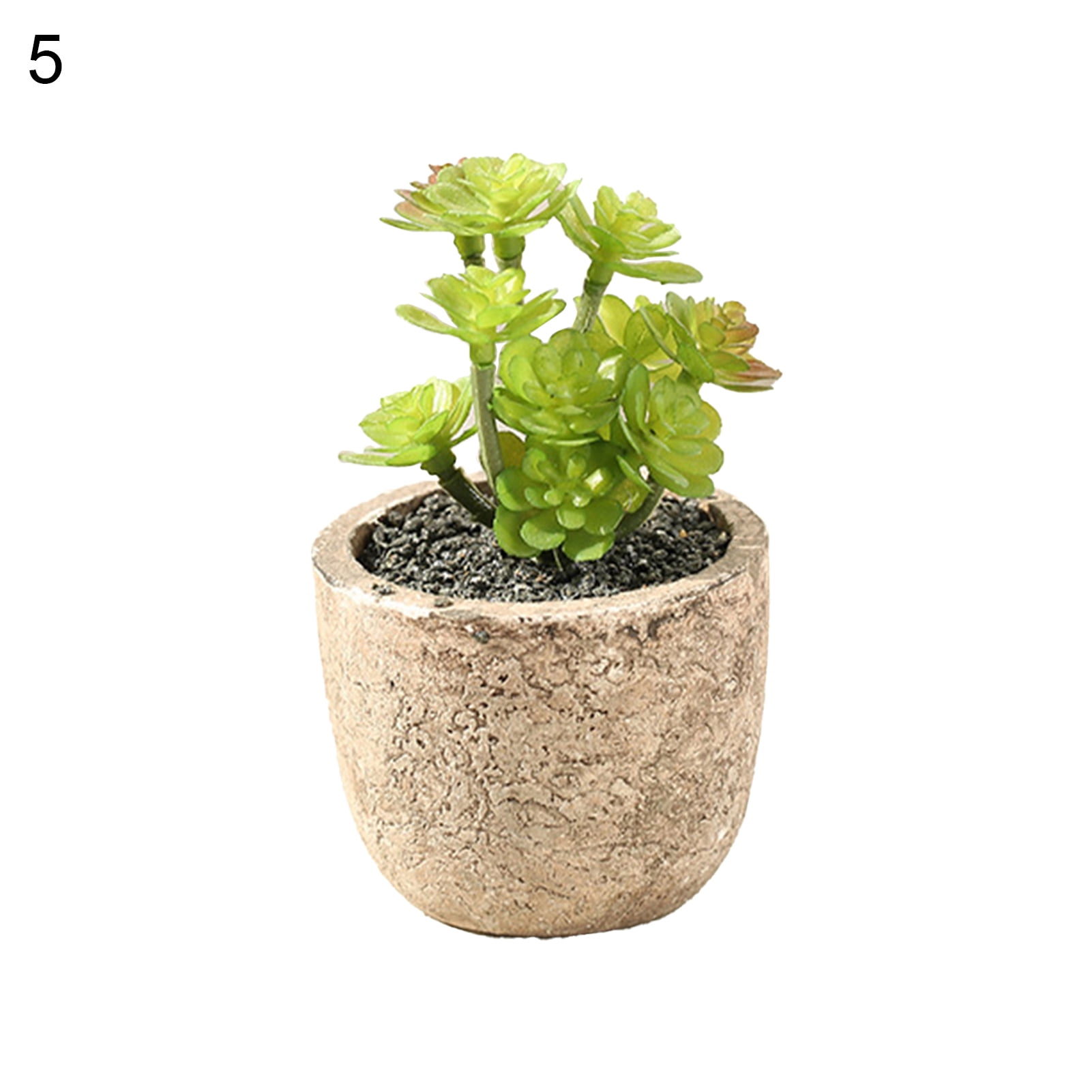 Succulents Plants Artificial Upgraded Mini Potted Fake Succulent