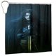 thumbnail image 3 of Cortina de ducha Jon Snow, impermeable, de poliéster, lavable, decorativa, con 12 ganchos, 182,88 x 182,88 cm, de hierro, 3 of 8