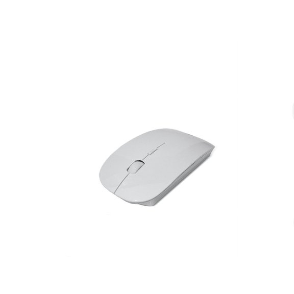 Bluetooth 3.0 Ultra thin notebook wireless mouse Sleek Form-Fitting Ergonomic Curved Wireless Optical Mouse with DPI Switch(White)