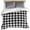Black, variant on Black Blue Plaid Bedding 3 Piece Duvet Cover Set California King, Country Buffalo Checked Gingham Soft Microfiber Comforter Cover with Zipper Closure & Pillowcases, FadeResistant Quilt Cover