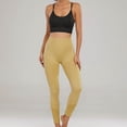 thumbnail image 5 of Sngxgn High Waisted Leggings for Women Soft Tummy Control Yoga Pants for Workout Running(Yellow,S), 5 of 8