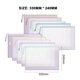 thumbnail image 4 of Desiderio Bolsa para archivos con cremallera de malla, bolsa para archivos de plástico impermeable para organizar útiles escolares y de oficina, estilo: estilo3;, 4 of 5