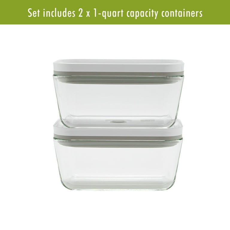 ZWILLING Fresh & Save 2-pc Glass Airtight Food Storage Container, Meal Prep  Container - Small, 2-pc Glass Small - Harris Teeter