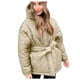 thumbnail image 2 of Ichuanyi Liquidación para mujer chaqueta de invierno tibio abrigo delgado de piel de piel delgada ICHUANYI WER202308243452, 2 of 7