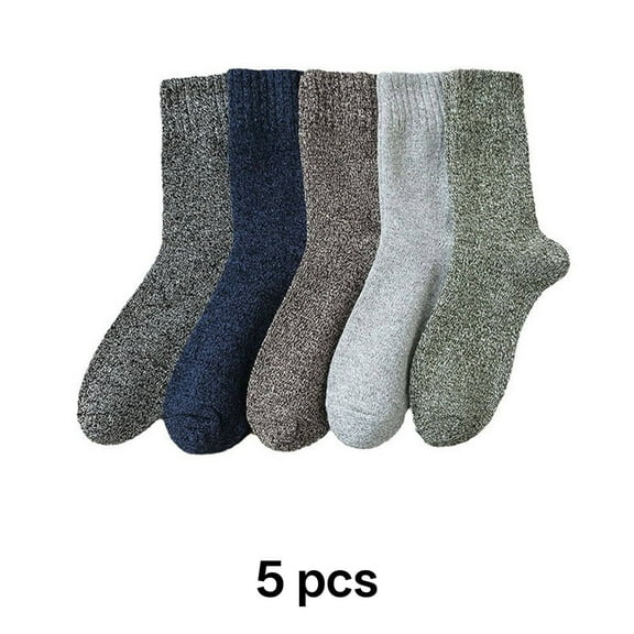 TELOLY Wool Socks Men,Upgraded Thicker Warm Socks for Men,Wool Socks Winter Socks for Men,Style1