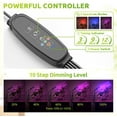 thumbnail image 3 of Grow Light Plant Light Indoor Plants Full Spectrum Clip Plant Growing Lamp Level Dimmable Auto On Off Timing Hrs ( ), 3 of 7
