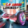 thumbnail image 2 of HOVERSTAR Bluetooth Hoverboard, LBW12A Color cromado o monopatín eléctrico de piel impresa con ruedas intermitentes LED, 2 of 5