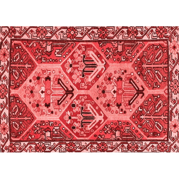 Ahgly Company Indoor Rectangle Persian Red Traditional Area Rugs, 5' x 8'