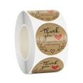 thumbnail image 1 of Abbracc Thank You Stickers Envelope Seal Stickers Label Decals Paper Tags for Party Gift 3.8cm, 1 of 9