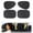 front+rear, variant on Car Window Shade for Side Windows, Static Cling Sunshade for Car, UV Protection Sun Blocker for Front and Rear Windows (front+rear)