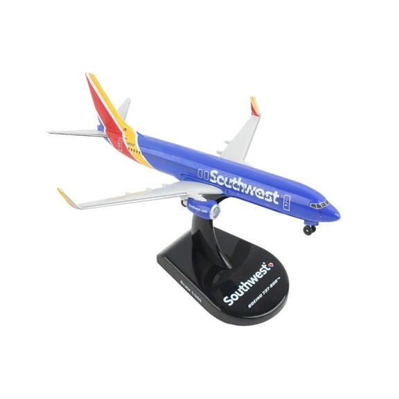 Postage Stamp Southwest Airlines 737-800 Plane Die Cast Metal Daron 27536