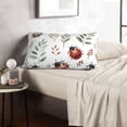 thumbnail image 6 of Pofeuu Watercolor Ladybug Print Polyester Microfiber Plush Pillowcases, Super Soft and Cozy Pillow Case Covers with Envelop Closure（Pillow core not included）-20"x30", 6 of 6