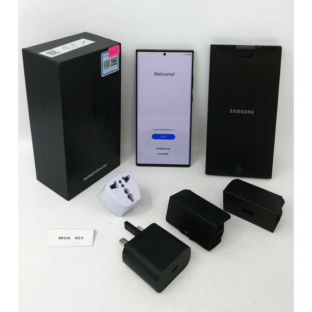 スマートフォン/携帯電話 スマートフォン本体 Grade A Samsung Galaxy Note 20 Ultra 5G 256GB/12GB RAM SM-N986B/DS Factory  Unlocked 6.9 in Phone Mystic Black