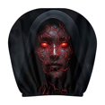 thumbnail image 2 of sruoe Halloween 2PCS Spooky Printed Car Headrest Cover, Halloween Elastic Auto Head Rest Protector Sleeve, Halloween Car Accessories for Car Interior, Road Trip, Holiday Prank, 2 of 7
