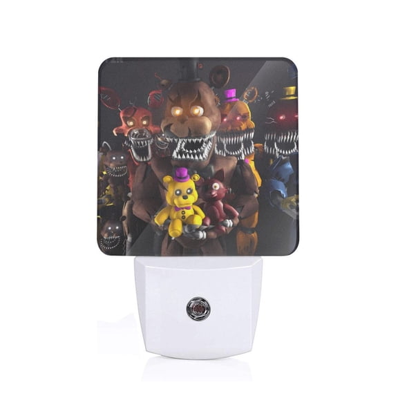 Saiise Five Nights At Freddy'S Print LED Night Light for Bathroom,Hallway,Bedroom,Kids Room,Stairway-US