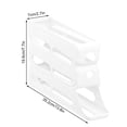 thumbnail image 3 of Ovzne Photo Storage Box Storage Box 4 Tiers Eggs For Fridge Auto Rolling Fridge Eggs Organizer Space-Saving Eggs Dispenser 30 Eggs Fridge Eggs Rack Large Capacity Eggs Dispenser Makeup Bag Storage Ba, 3 of 5