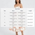 thumbnail image 3 of WRKEKC Floral Dress for Women Vintage Floral Print Adjustable Spaghetti Strap Dress Soft Breathable Fabric Chic, 3 of 5