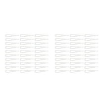 WORGEOUS 400 pcs Plastic Alligator Clip Garment Clip Shirt Clamps Clothes Fixing Clip