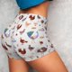 thumbnail image 4 of Fotbe Farm Birds Goose Shorts Sin Costuras – Shorts Deportivos de Cintura Alta para Mujer, Elásticos para Gimnasio, Yoga, Running o Ciclismo-Small, 4 of 8